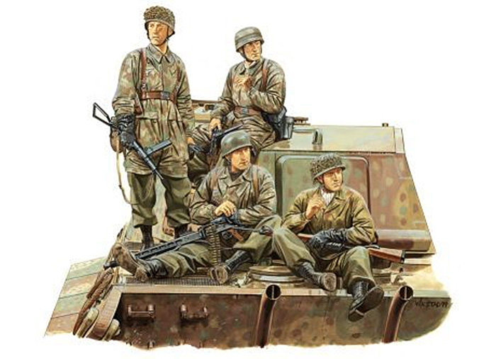 ドイツ 第3降下猟兵師団 (アルデンヌ 1944) ドラゴン プラモデル