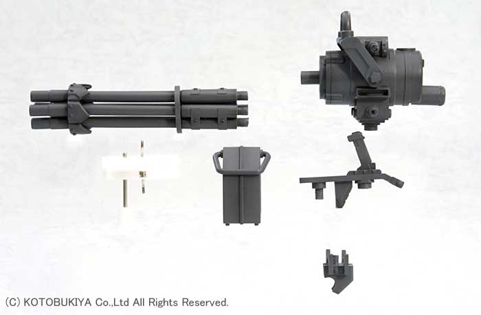 ガトリングガン プラモデル (コトブキヤ M.S.G モデリングサポートグッズ ウェポンユニット No.MW-020X) 商品画像_3
