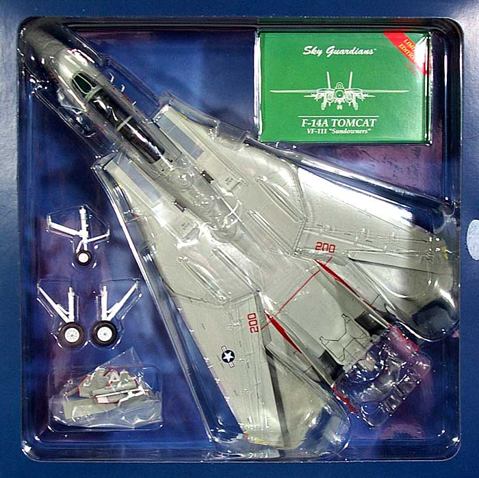 F-14A トムキャット VF-111 サンダウナーズ (NL200) Miss Molly 完成品 (ウイッティ・ウイングス 1/72 スカイ ガーディアン シリーズ （現用機） No.75067) 商品画像_1