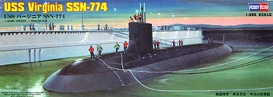 USS バージニア SSN-774 プラモデル (ホビーボス 1/350 艦船モデル No.83513) 商品画像