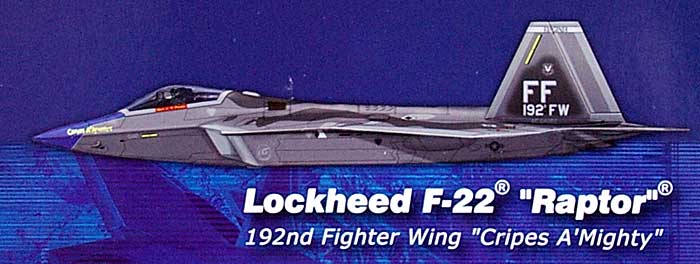 F-22 ラプター クライプス・オールマイティ 完成品 (ホビーマスター 1/72 エアパワー シリーズ （ジェット） No.HA2803) 商品画像_1