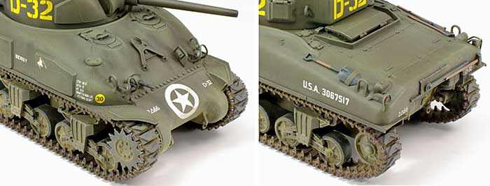 アメリカ中戦車 M4A1 シャーマン 後期型 ヘッジロウカッター付き (アスカモデル 1/35 プラスチックモデルキット No.35-22) の商品画像