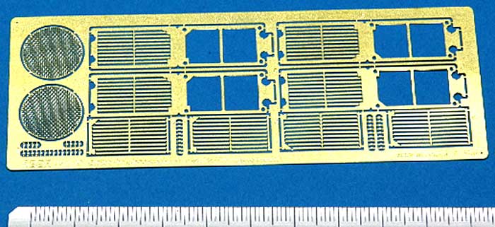 ドイツ E-75 & E-50戦車用 エンジングリル (トランペッター用) エッチング (アベール 1/35 AFV用エッチングパーツ No.35G026) 商品画像_2