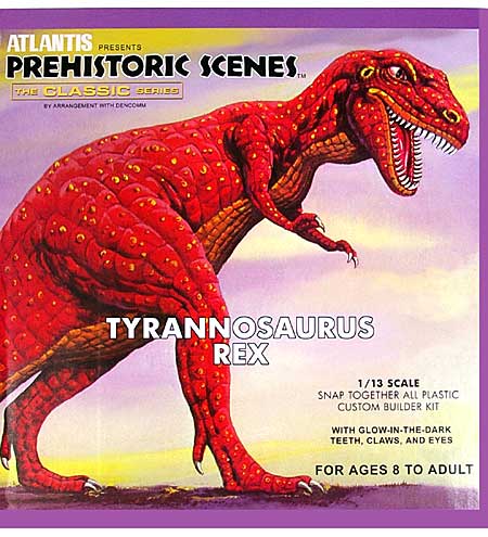 ジャイアント ティラノサウルス レックス プラモデル (アトランティス プラスチックモデルキット No.AMC-4001) 商品画像