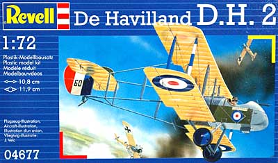 デ・ハビランド D.H.2 プラモデル (Revell 1/72 飛行機 No.04677) 商品画像
