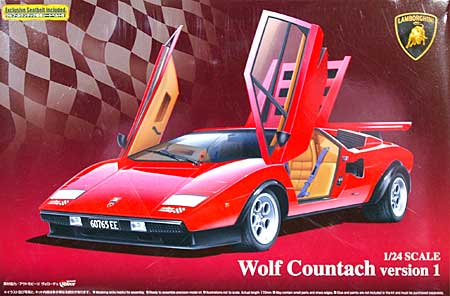 ウルフ カウンタック バージョン 1 プラモデル (アオシマ 1/24 スーパーカー シリーズ No.003) 商品画像