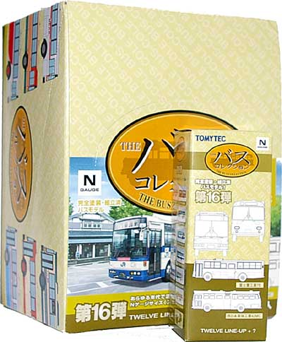 THE バスコレクション 第16弾 (1BOX) ミニカー (トミーテック ザ・バスコレクション No.016B) 商品画像