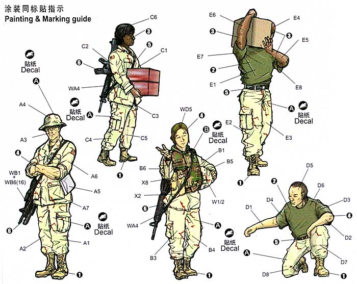 アメリカ陸軍 現用歩兵 補給品到着 プラモデル (トランペッター 1/35 ＡＦＶシリーズ No.00429) 商品画像_1