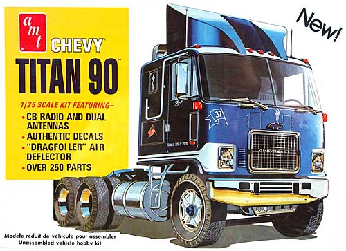 シェビー タイタン 90 トラック トラクター プラモデル (amt 1/25 カーモデル No.AMT603) 商品画像