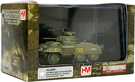 M8 グレイハウンド装甲車 第82機甲偵察大隊 1944 完成品 (ホビーマスター 1/72 グランドパワー シリーズ No.HG3809) 商品画像