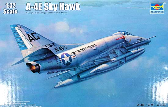 A-4E スカイホーク プラモデル (トランペッター 1/32 エアクラフトシリーズ No.02266) 商品画像