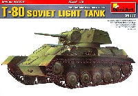 ミニアート 1/35 WW2 ミリタリーミニチュア ソビエト T-80 軽戦車 (SPECIAL EDITION)