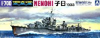 アオシマ 1/700 ウォーターラインシリーズ 日本海軍駆逐艦 子日 1933