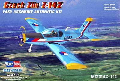 チェコ ズリーン Z-142 プラモデル (ホビーボス 1/72 エアクラフト プラモデル No.80282) 商品画像