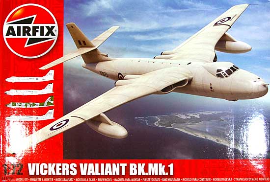ヴィッカース ヴァリアント BK.Mk.1 プラモデル (エアフィックス 1/72 飛行機 No.A11001) 商品画像
