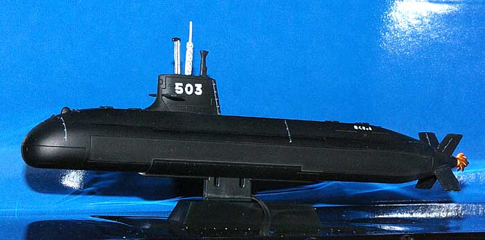 海上自衛隊潜水艦 SS-503 はくりゅう 完成品 (ピットロード 塗装済完成品モデル No.CPM-010) 商品画像_2