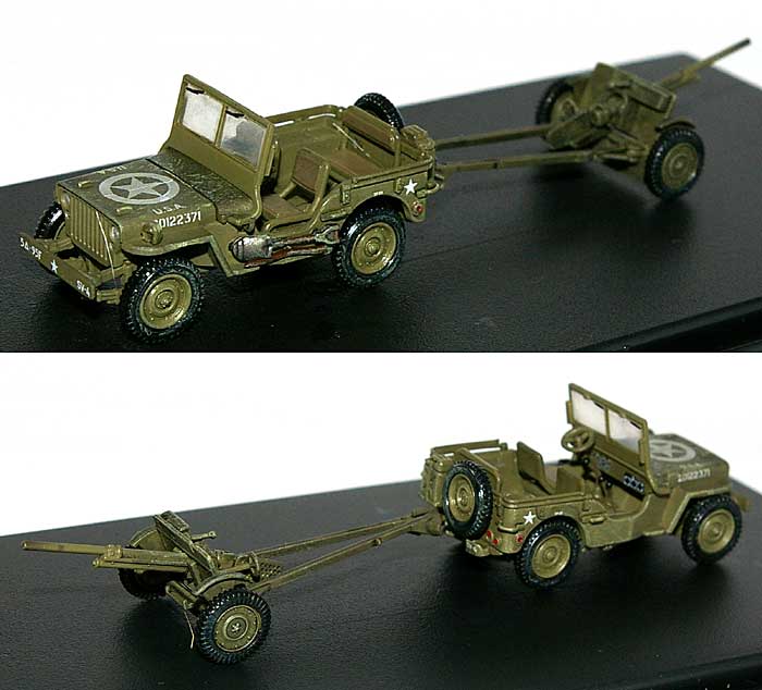 ウィリス MB ジープ w/M3A1 37mm対戦車砲 完成品 (ホビーマスター 1/72 グランドパワー シリーズ No.HG4207) 商品画像_1