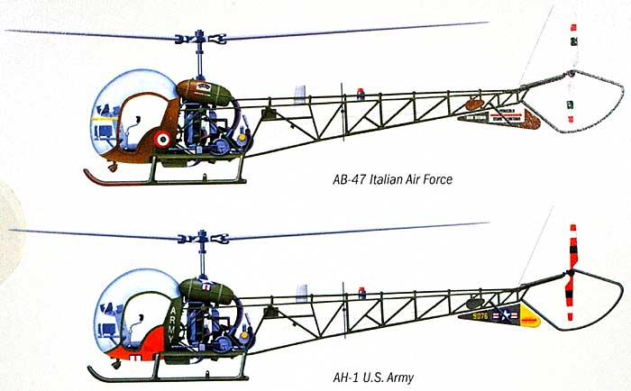 ベル AH-1/AB-47 プラモデル (イタレリ 1/72 航空機シリーズ No.095) 商品画像_1