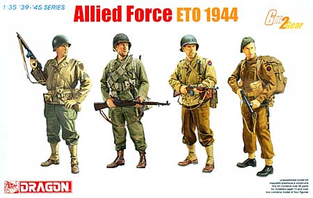 連合軍兵士 ヨーロッパ戦線(ETO) 1944年 プラモデル (ドラゴン 1/35 