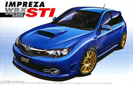 GRB インプレッサ WRX STI 5door `07 オプションホイール プラモデル (アオシマ 1/24 ザ・ベストカーGT No.032) 商品画像