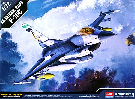 F-16C ファイティングファルコン エアーナショナルガード プラモデル (アカデミー 1/72 Scale Aircrafts No.12425) 商品画像