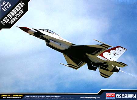 F-16C ファイティングファルコン サンダーバーズ 2009/2010 プラモデル (アカデミー 1/72 Aircrafts No.12429) 商品画像