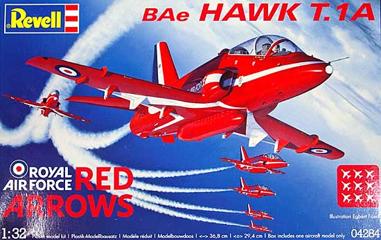 Bae ホーク T.1 ロイヤルエアフォース レッド・アローズ プラモデル (レベル 1/32 Aircraft No.04284) 商品画像