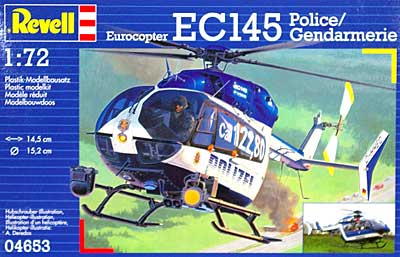 ユーロコプター EC145 Police/Gendarmarie プラモデル (レベル 1/72 飛行機 No.04653) 商品画像