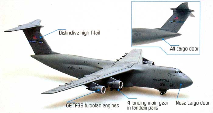 C-5B ギャラクシー U.S.A.F. ドーバー空軍基地 (7045) 完成品 (ドラゴン 1/400 ウォーバーズシリーズ No.56267) 商品画像_1