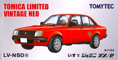 いすゞ ジェミニ ZZ/R (赤) ミニカー (トミーテック トミカリミテッド ヴィンテージ ネオ No.LV-N050a) 商品画像