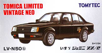 いすゞ ジェミニ ZZ/R (黒) ミニカー (トミーテック トミカリミテッド ヴィンテージ ネオ No.LV-N050b) 商品画像
