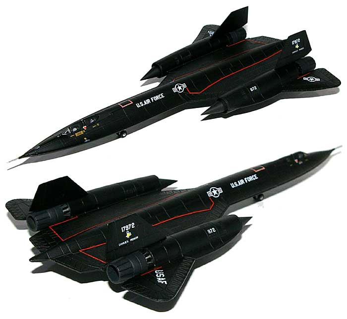 SR-71A ブラックバード アメリカ空軍 第9戦略偵察航空団 Charlie's Problem (#17972) 完成品 (ヘルパ herpa Wings （ヘルパ ウイングス） No.554022) 商品画像_3