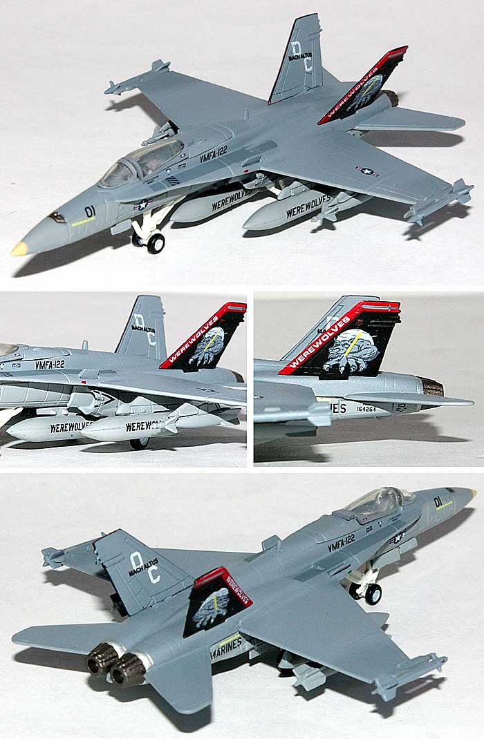 F/A-18C ホーネット VMFA-122 ワーウルブズ 完成品 (ヘルパ herpa Wings （ヘルパ ウイングス） No.554138) 商品画像_1