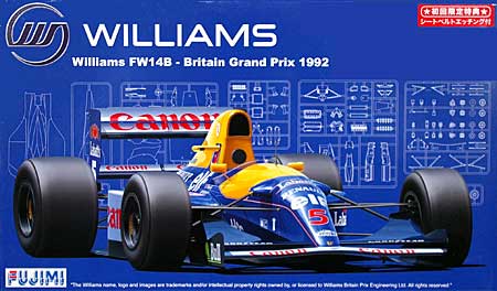 ウイリアムズ FW14B イギリスGP スケルトンボディ仕様 プラモデル (フジミ 1/20 GPシリーズ SP （スポット） No.SP013) 商品画像