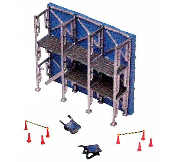 工事現場 C2 - 作業足場 - プラモデル (トミーテック 情景コレクション 情景小物シリーズ No.053-2) 商品画像_1