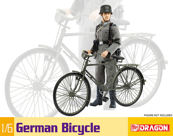 ドイツ 軍用自転車 プラモデル (ドラゴン 1/6 AFV No.75053) 商品画像
