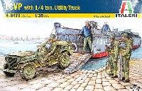 イタレリ 1/35 ミリタリーシリーズ 上陸用舟艇 LCVP w/ 1/4 ユーティリティトラック