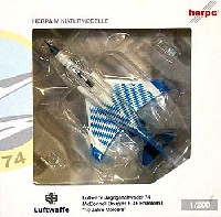 ヘルパ herpa Wings （ヘルパ ウイングス） F-4F ファントム 2 ドイツ空軍 JG74 部隊創設40周年記念塗装