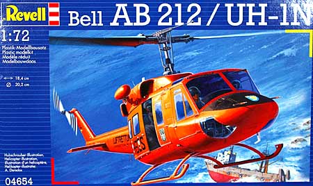 ベル AB212 / UH-1N プラモデル (レベル 1/72 飛行機 No.04654) 商品画像
