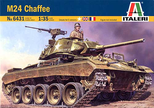 アメリカ軽戦車 M24 チャーフィー プラモデル (イタレリ 1/35 ミリタリーシリーズ No.6431) 商品画像