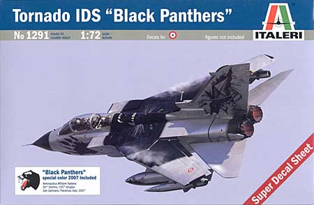 パナビア トーネード IDS ブラック パンサーズ プラモデル (イタレリ 1/72 航空機シリーズ No.1291) 商品画像