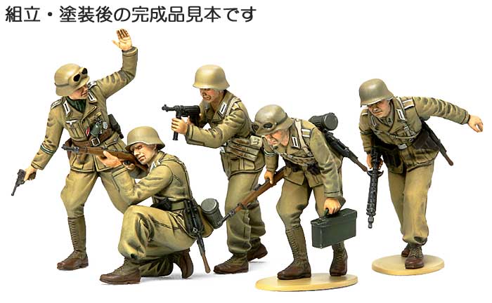 ドイツ アフリカ軍団 歩兵セット プラモデル (タミヤ 1/35 ミリタリーミニチュアシリーズ No.314) 商品画像_3