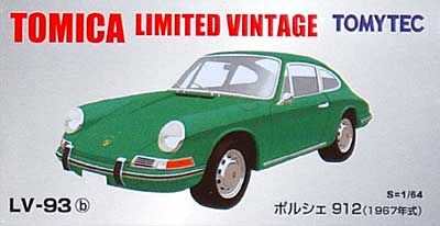 ポルシェ 912 1967年式 (緑) ミニカー (トミーテック トミカリミテッド ヴィンテージ No.LV-093b) 商品画像