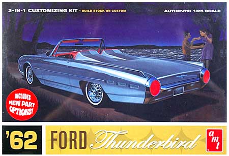 1962 フォード サンダーバード プラモデル (amt 1/25 カーモデル No.AMT682) 商品画像