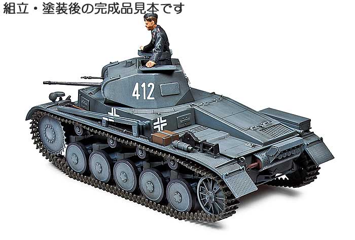 ドイツ 2号戦車 A-C型 (フランス戦線) プラモデル (タミヤ 1/48 ミリタリーミニチュアシリーズ No.070) 商品画像_3