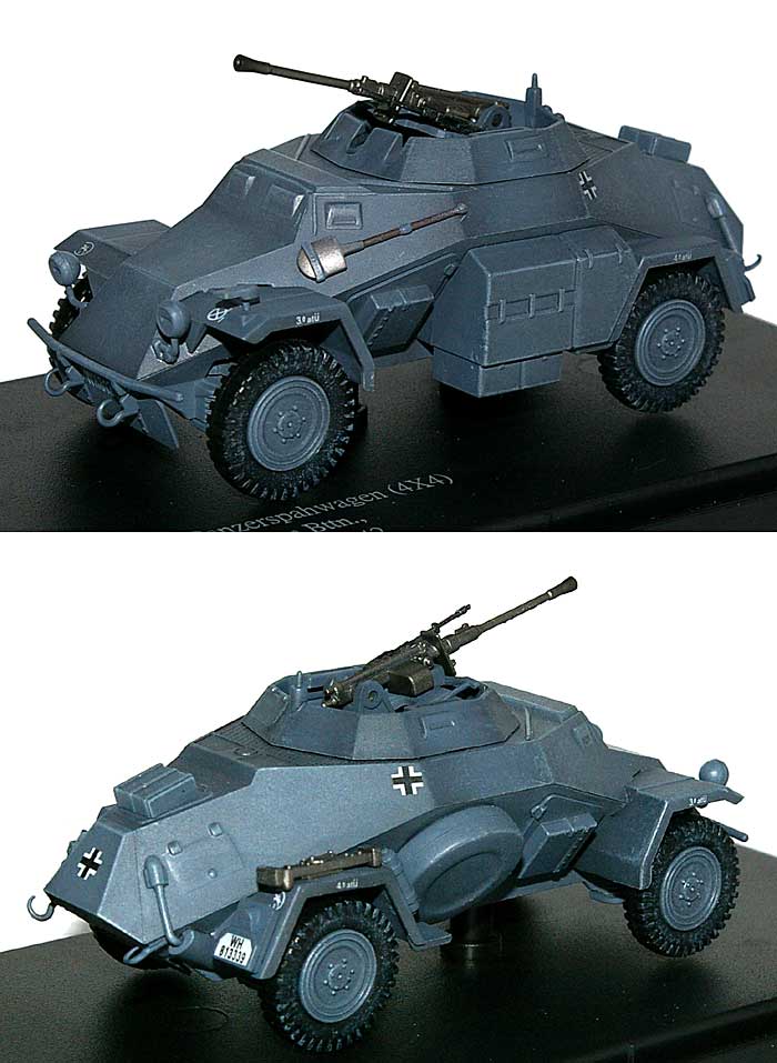 ドイツ Sd.Kfz.222 4輪装甲偵察車 ロシア 1942年 完成品 (ホビーマスター 1/48 グランドパワー シリーズ No.HG1401) 商品画像_1