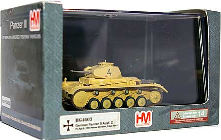 ドイツ 2号戦車 C型 リビア 1941年 完成品 (ホビーマスター 1/72 グランドパワー シリーズ No.HG4603) 商品画像