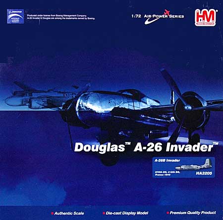 A-26B インベーター ローズマリー 完成品 (ホビーマスター 1/72 エアパワー シリーズ （レシプロ） No.HA3205) 商品画像