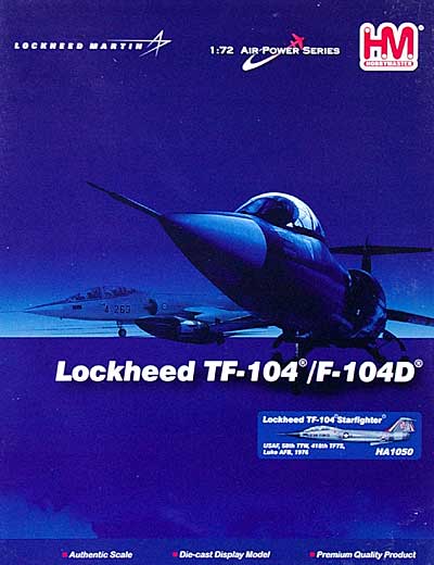 TF-104 スターファイター 複座練習機 完成品 (ホビーマスター 1/72 エアパワー シリーズ （ジェット） No.HA1050) 商品画像