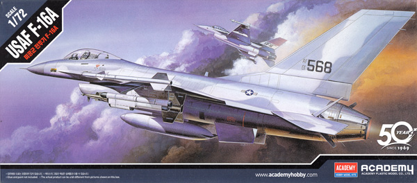 USAF F-16A ファイティングファルコン プラモデル (アカデミー 1/72 Aircrafts No.12444) 商品画像